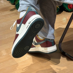 Nike Air Force 1’07 LV8 “Dark Team Red Vintage Green”