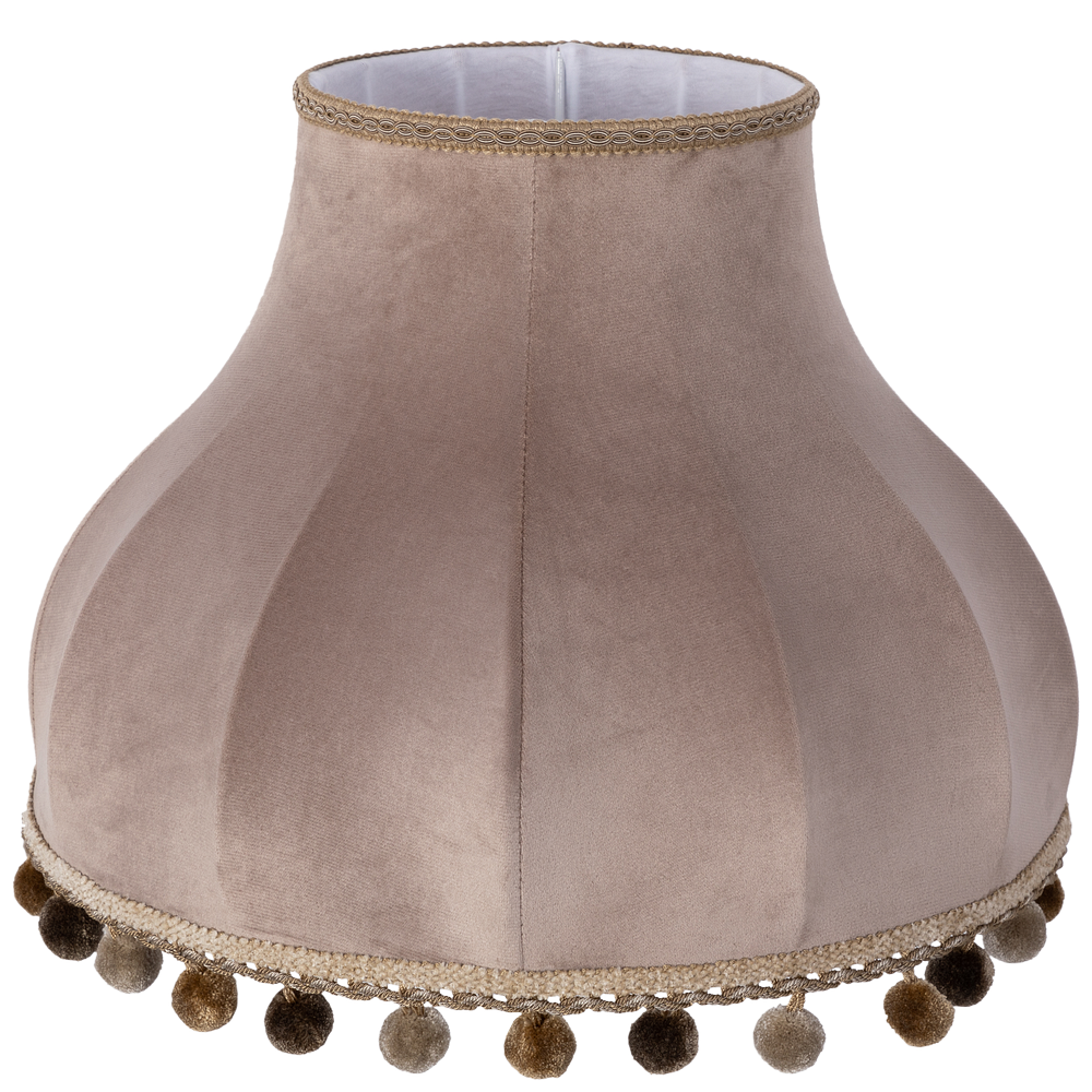 Настольная лампа Ваза Ребристая Бронза Классика Капучино