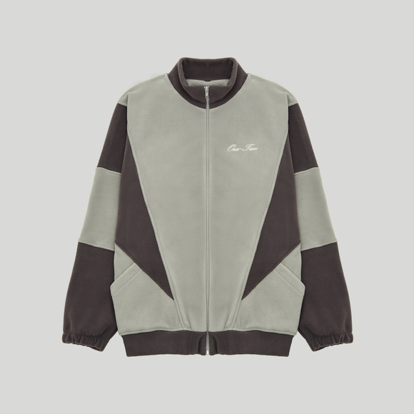 Zip-Up Sweatshirt Double Grey