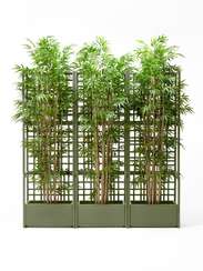 Кашпо модульное Sipario 3, 211х70 см, зеленое