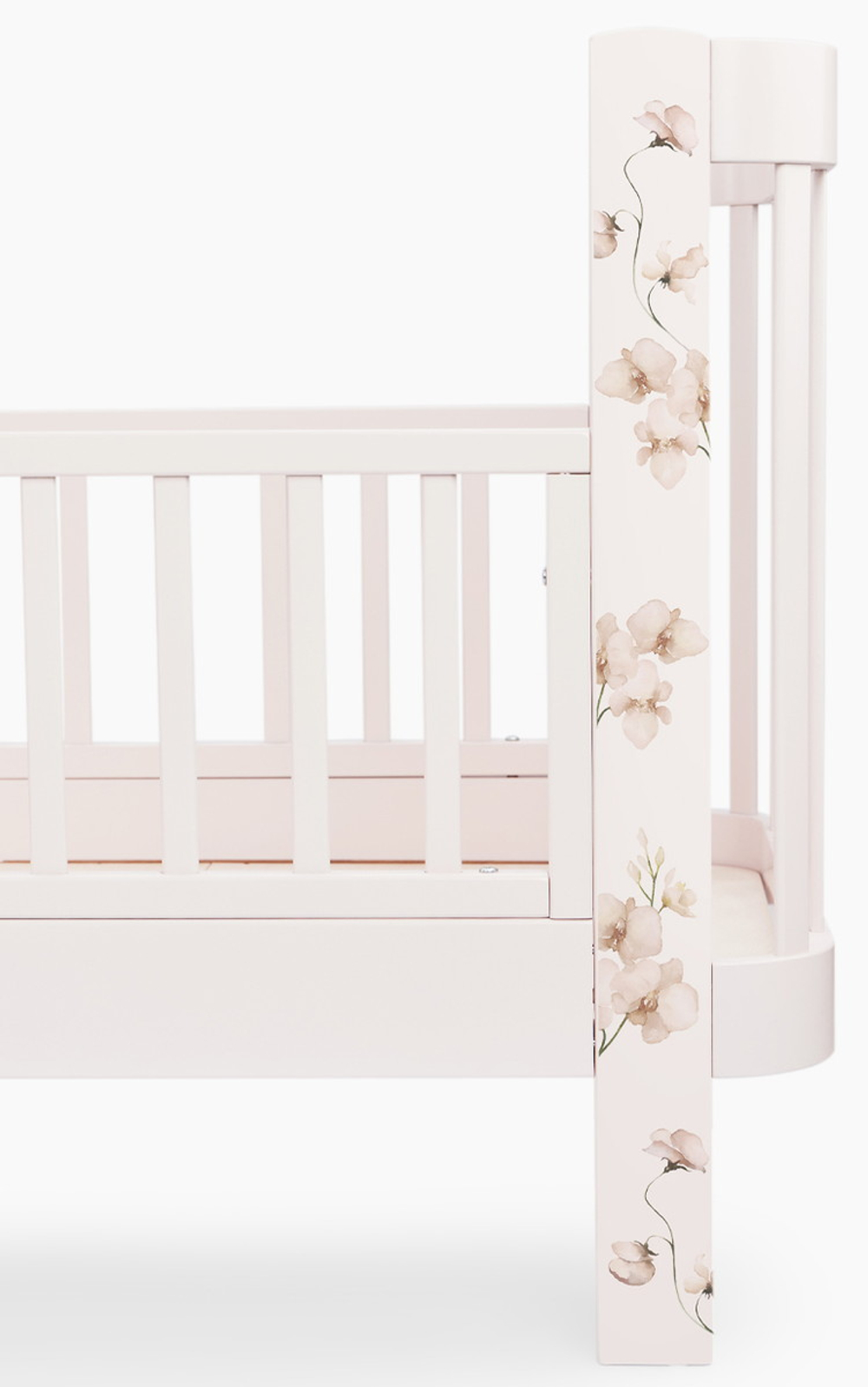 Детская кроватка-трансформер Happy baby Mommy Love в комплекте с расширением 160х70 pink