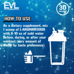 EVLution Nutrition, L-аргинин 5000, арбуз, 270 г (9,52 унции)