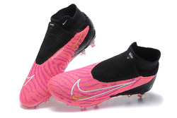 Бутсы Nike Phantom GX Elite FG (Черный+розовый)