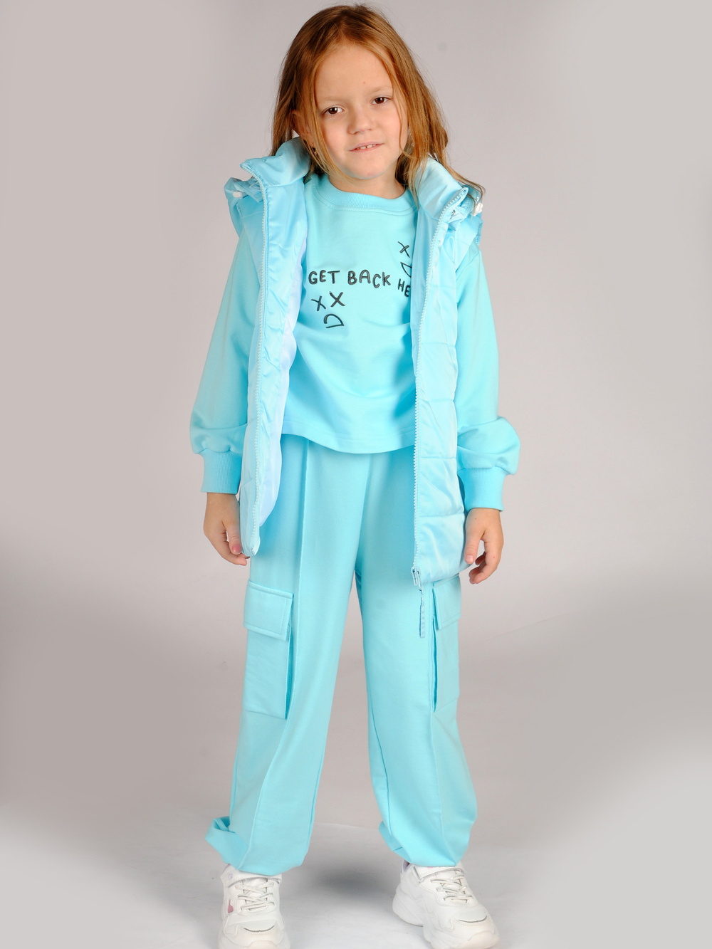 Жилет демисезонный мембрана для девочки 2-8 лет Милашка Сьюзи