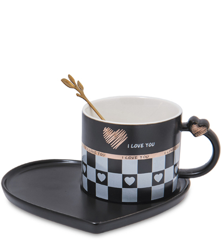 GAEM Art MUG-418/4 Чайная пара «Сердце»