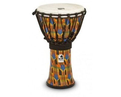 Toca SFDJ-9K Freestyle Rope Tuned Kente Cloth джембе