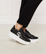 Кожаные кроссовки anakapri Karl Lagerfeld - черный(KL63524T)