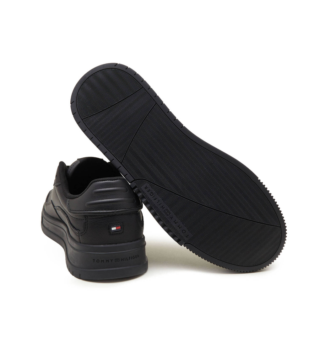 Кожаные кроссовки supercup leather stripes Tommy Hilfiger - черный(FM0FM04824)