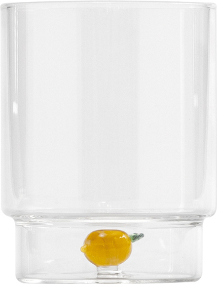 Стакан Zafferano, Teca Frutta, 350 мл, боросиликатное стекло, жёлтый