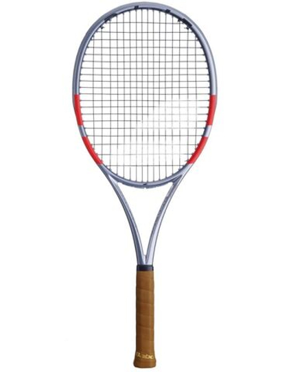 Теннисная ракетка Babolat Pure Strike 97 4-gen - grey/fluo strike + струны