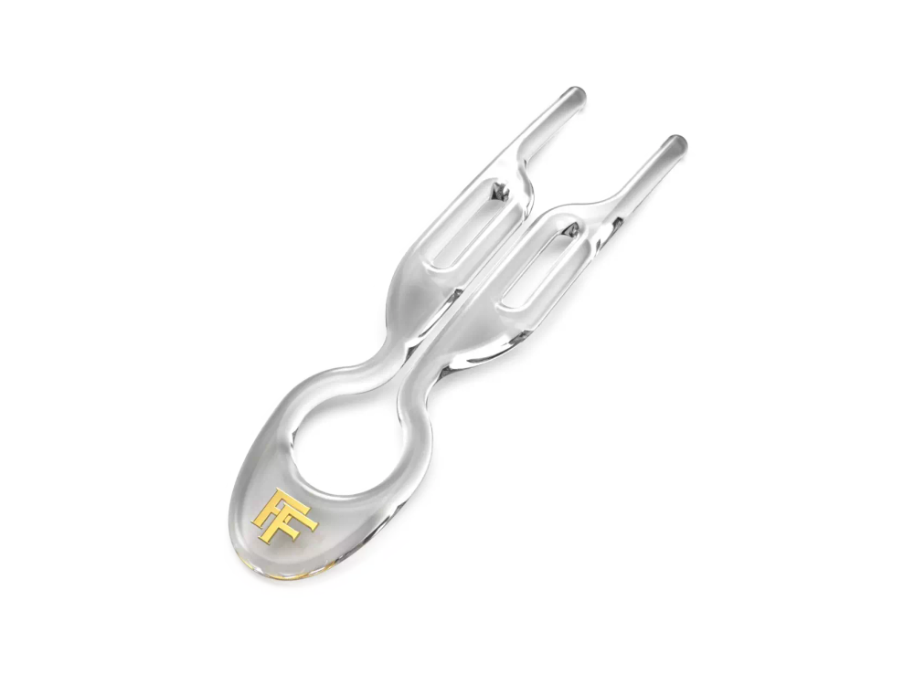 NO 1 HAIRPIN | TRANSPARENT - 5X HAIRPIN/TUBE / Шпильки No1 Hairpin Прозрачного цвета (набор из 5 шпилек)