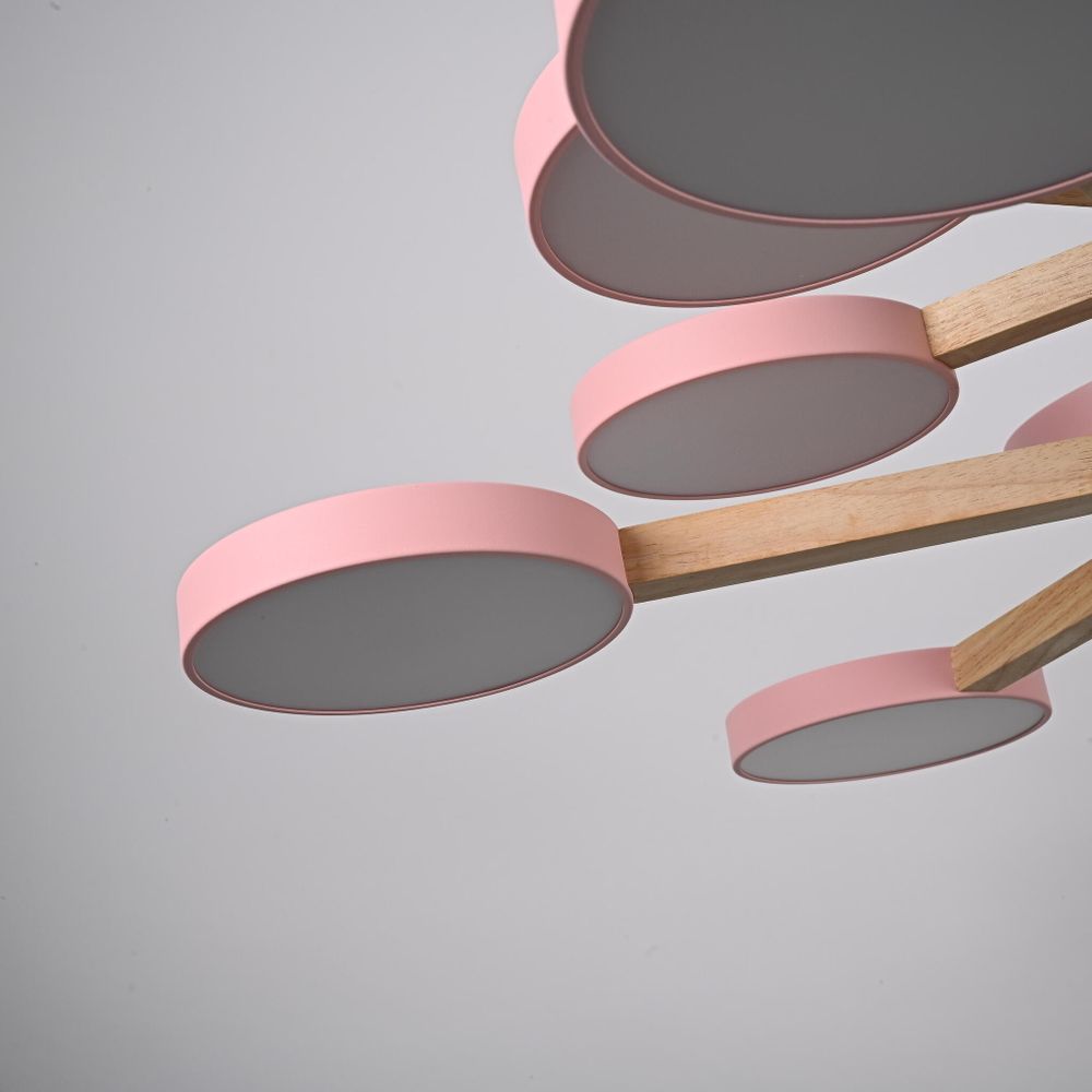 Люстра на штанге TURNA DBL L12 Pink