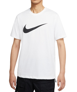 Мужская теннисная футболка Nike Sportswear Swoosh T-Shirt - white/black