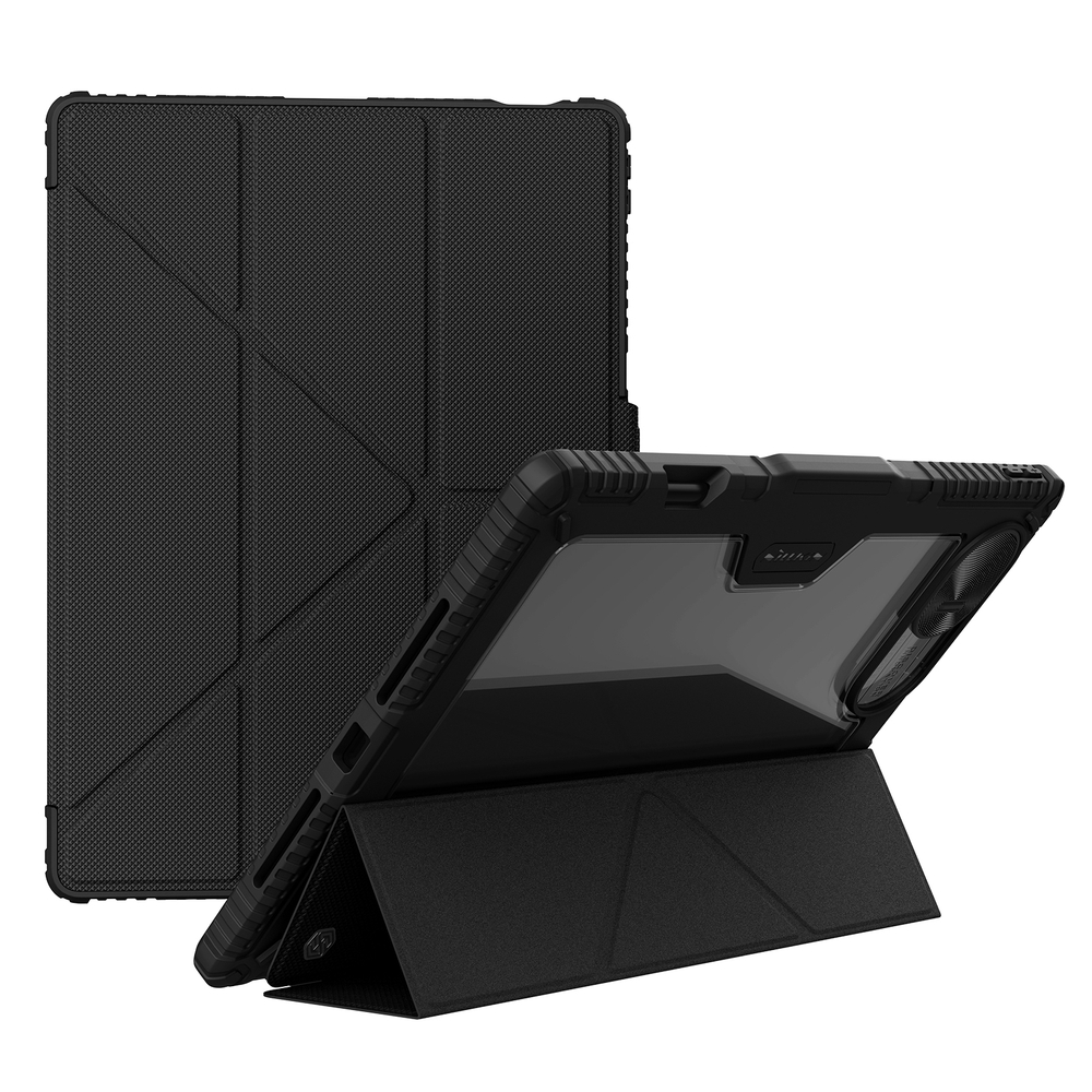 Чехол книжка от Nillkin для планшета Huawei Mate Pad Pro 13.2, серия Bumper Pro Case-Multi Angle Folding Style, многофункциональный складной