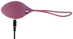 Фиолетовый вагинальный шарик ROVANA RC Love Ball