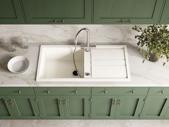 Мойка Omoikiri Kitagawa 100-WH Artceramic/белый(арт.4993787)