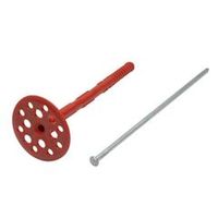 Дюбель для теплоизоляции 10х160 мм IZM с металлическим гвоздем Tech-Krep