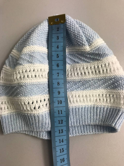 Шапка с принтом на 0-3 месяца