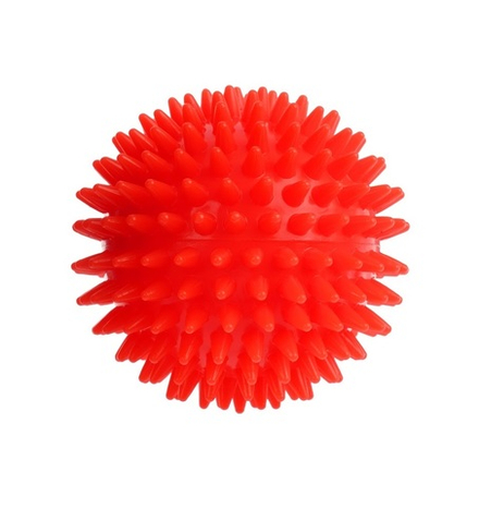 Массажный шарик Ежик ,9 см, пластик