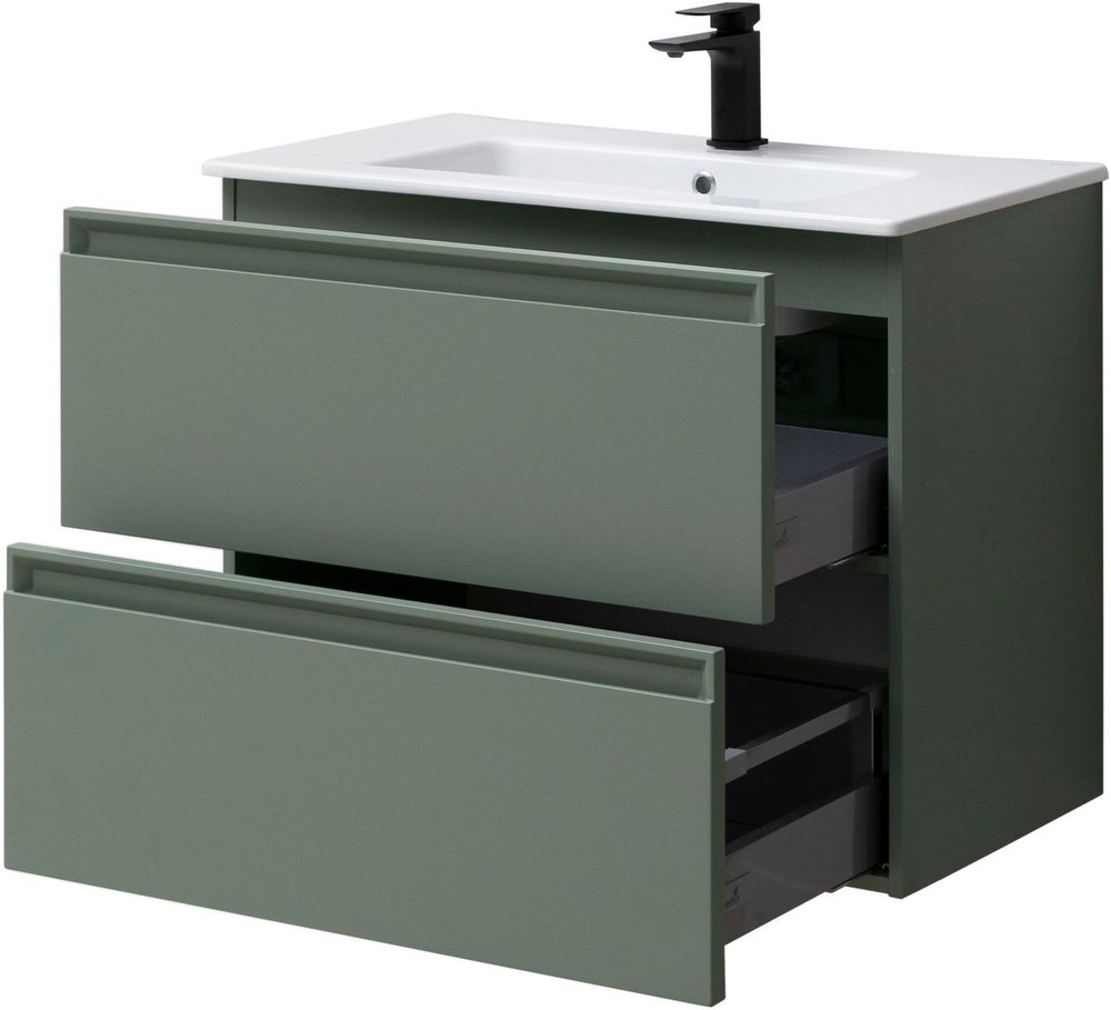 Тумба с раковиной Allen Brau Eclipse 1.E1002.CGM 80 cement grey matt