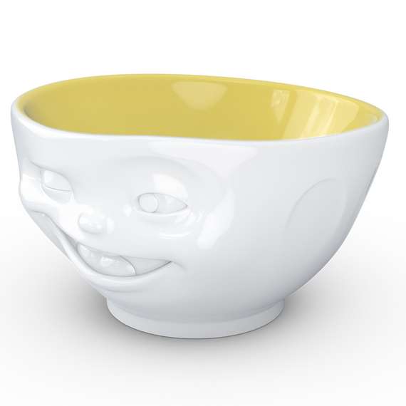 Чаша tassen winking, 500 мл, белая-желтая