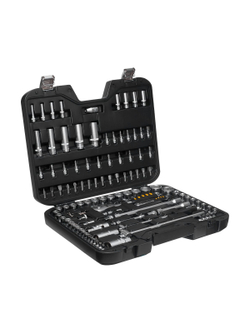 Набор инструментов Inforce 108 предметов 1/2, 1/4, Сталь Cr-V, Профессиональный, 06-07-12