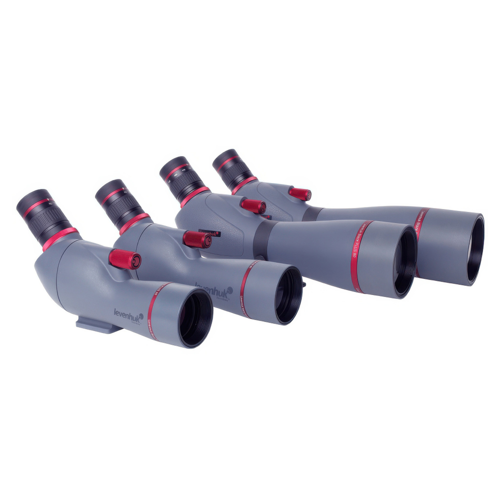 Зрительная труба Levenhuk Blaze PLUS 60 — Металлический шестиэлементный съёмный окуляр