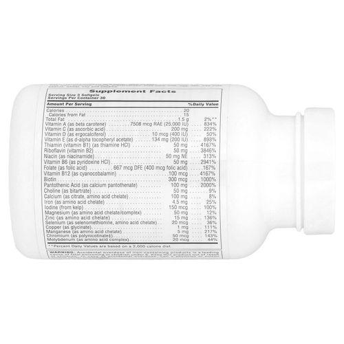 NaturesPlus, Regeneration®, мультивитаминная и минеральная добавка, 90 мягких таблеток