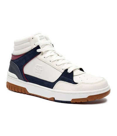 Кожаные кроссовки Tommy Hilfiger - белый(FM0FM05210)
