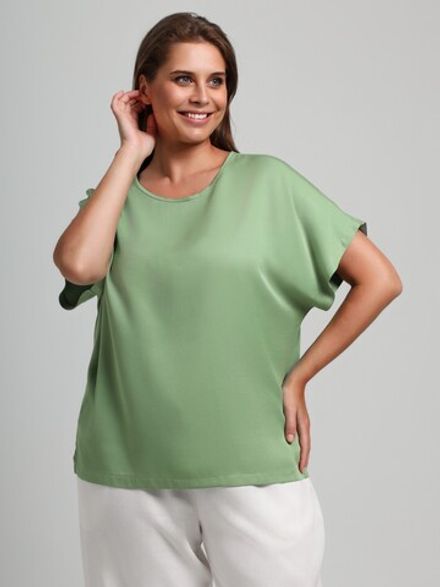 Блузка Летний драйв-4 Виотекс ЗЕЛЁНЫЙ