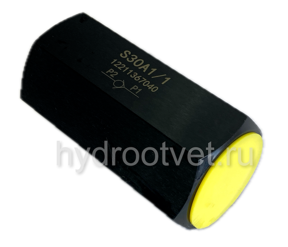 S30A5/1 - Обратный клапан трубного монтажа Ду32, G1 1/2 с давлением открытия 5 бар