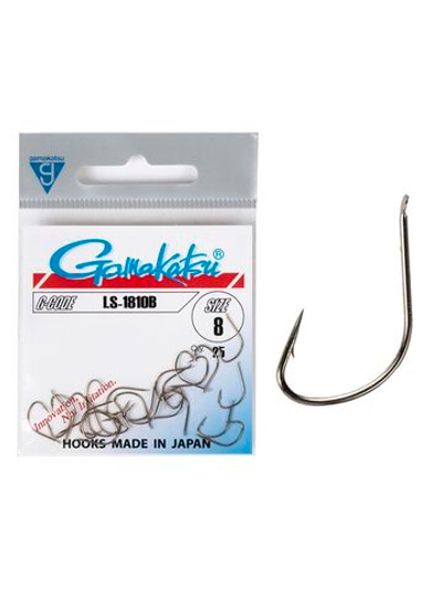 Крючки Gamakatsu LS-1810B HOOKS BRONZE размер 08 (упк.25шт.)