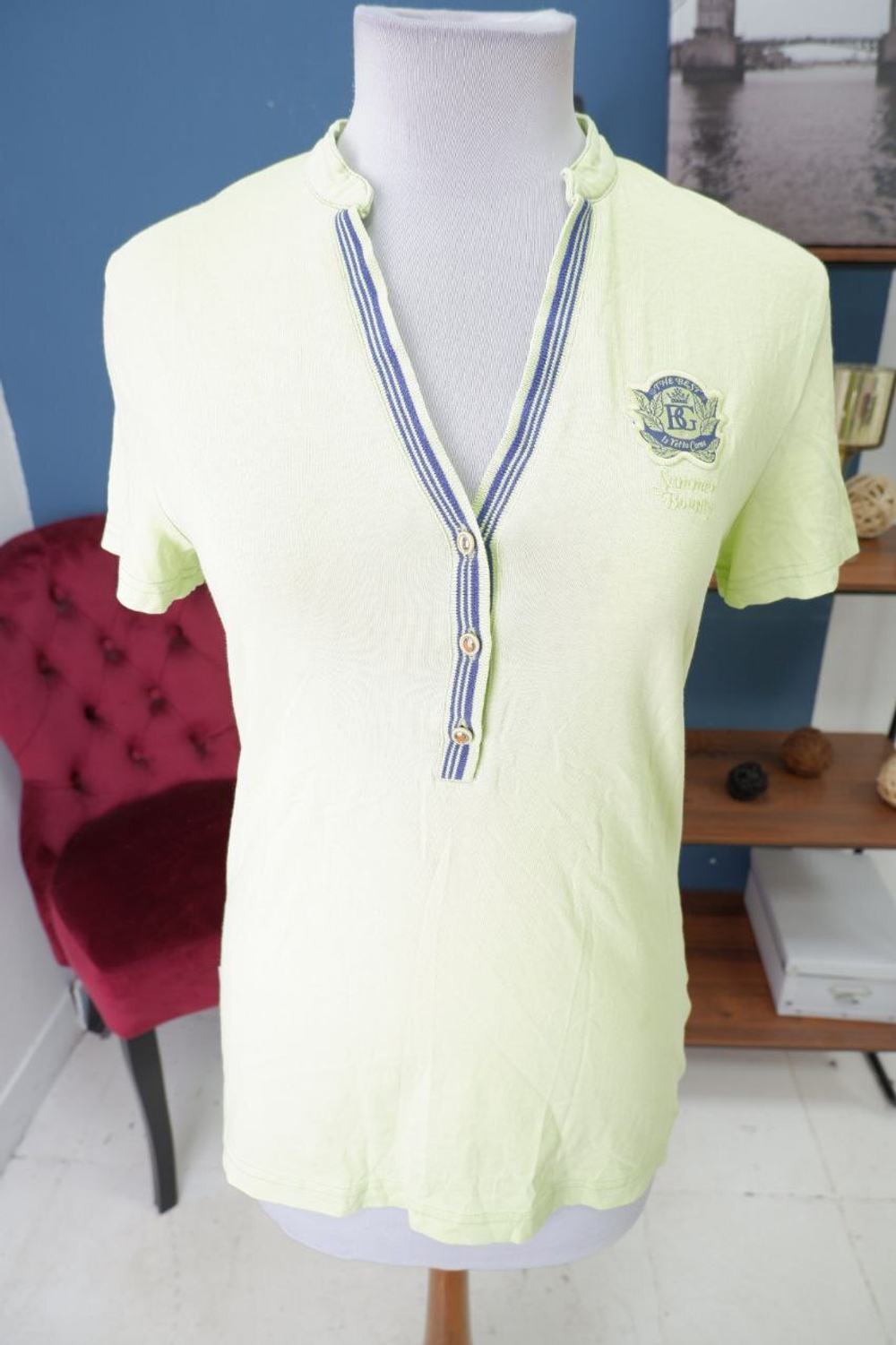 Футболка-поло BeGood с принтом 46 размер