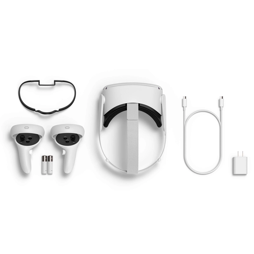 Шлем виртуальной реальности VR Oculus Quest 2 256GB, White (Белый)