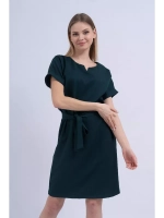 Платье миди с поясом