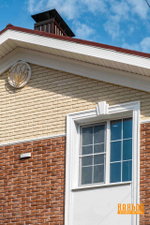 Навесной декоративный камень Каньон, коллекция Конаковский кирпич