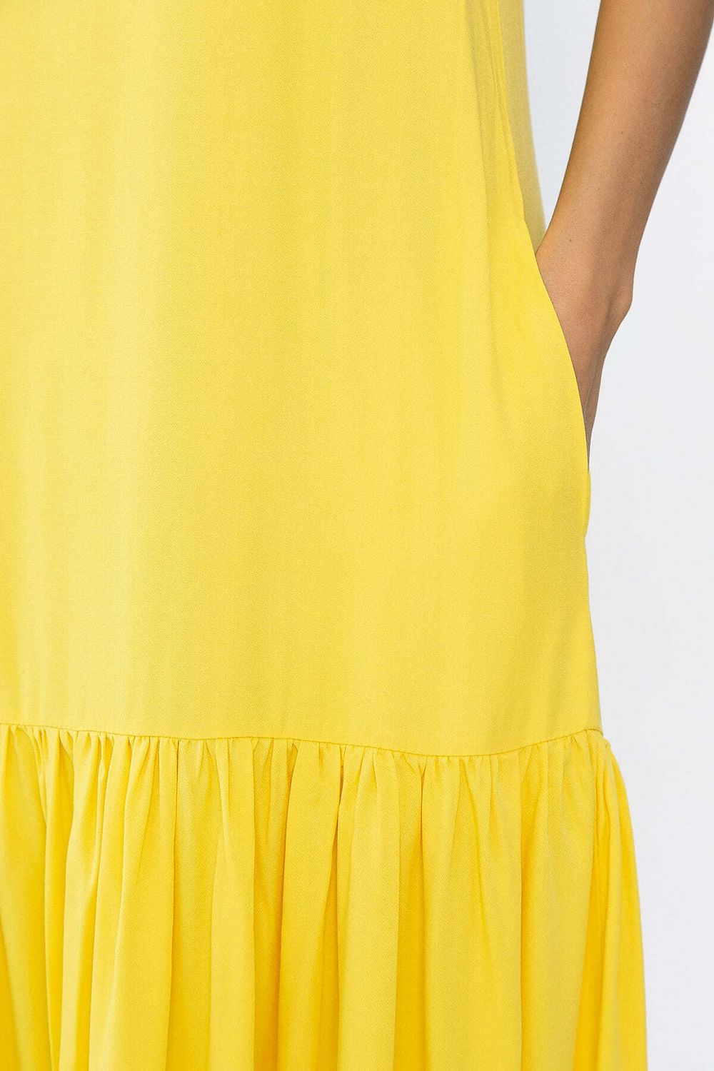 Платье Городской романс (желтое) П13898-21М LT Collection