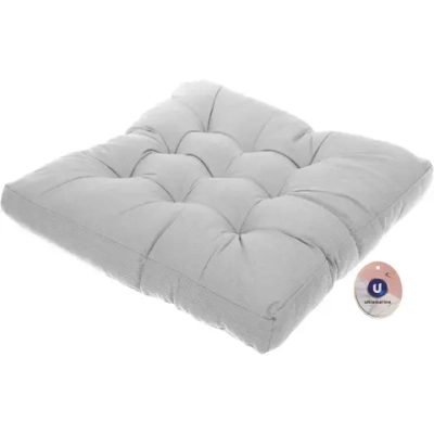 Сидушка на стул «SMART» 40*40*5 см, цвет светло-серый