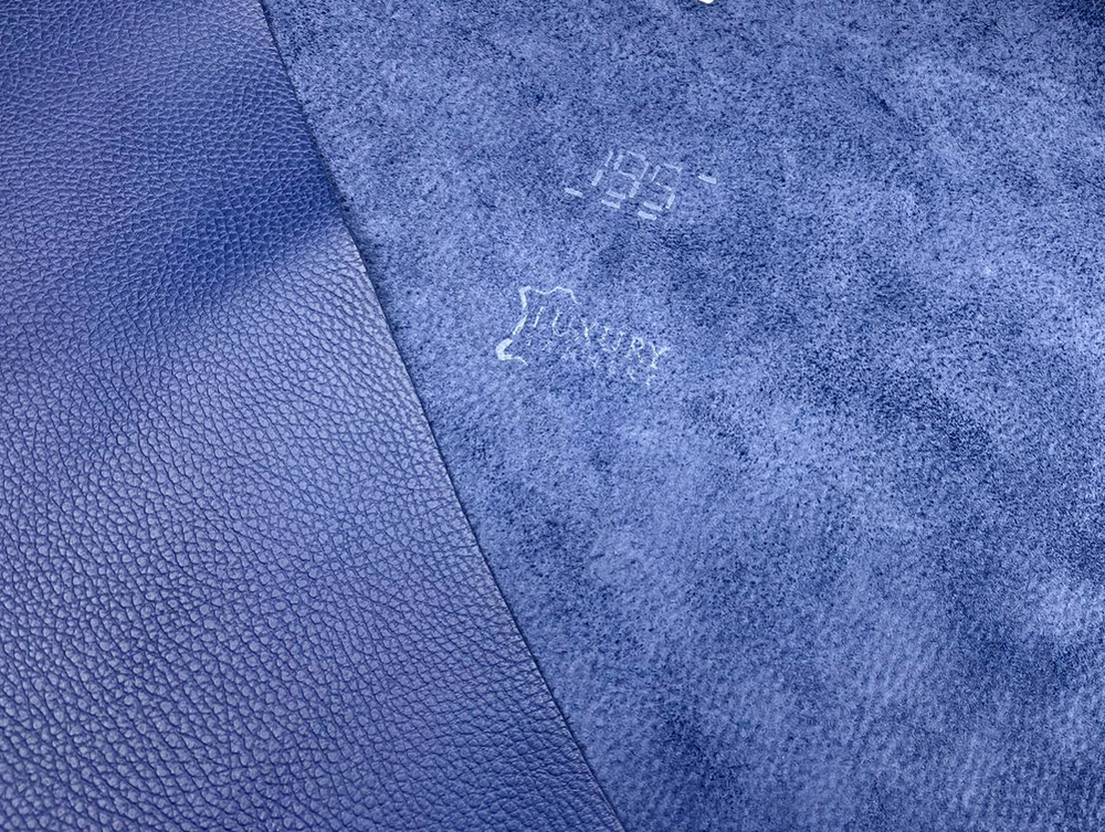 Luxury Tannery Bright Blue (1,4-1,6 мм). цв. Синий, натуральная кожа