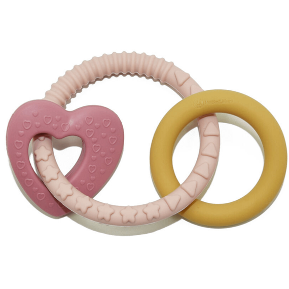 Damaq qaşıyıcı\PETITE&amp;MARS Silicone teether Love