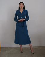 Приталенный жакет "Леди" черный