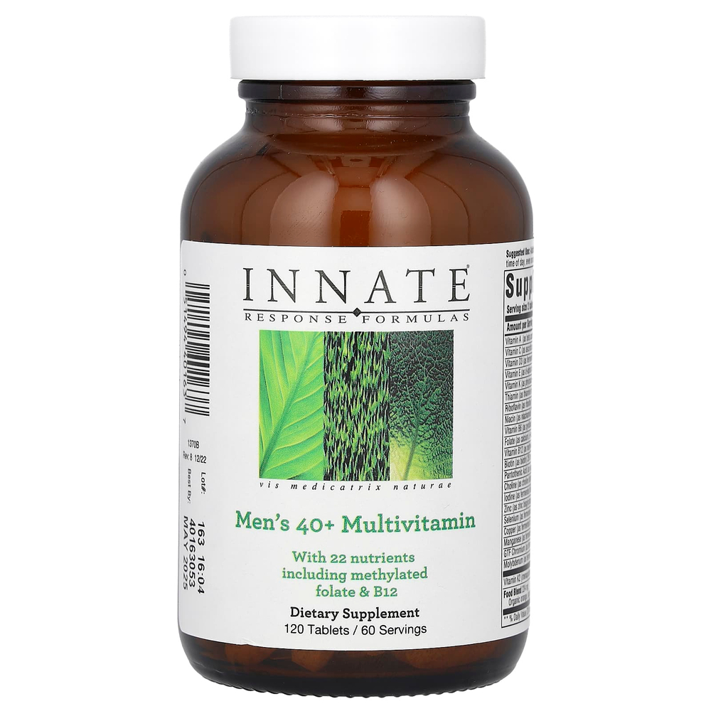 Innate Response Formulas, мультивитамины для мужчин старше 40 лет, 120 таблеток