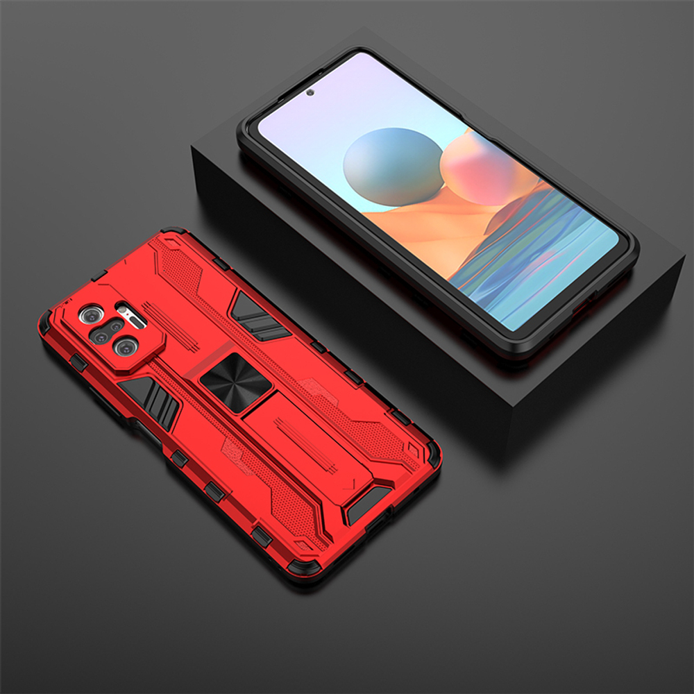 Противоударный чехол с подставкой Transformer для Xiaomi Redmi Note 10 Pro