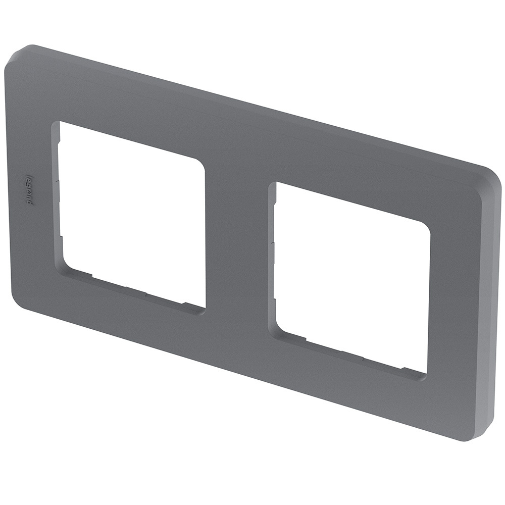 Рамка 2 поста дымчатый Inspiria Legrand