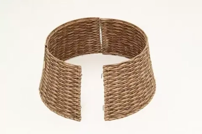 Корзина под елку Прованс 87*55*27 см., разборная, орех, ЕлкиТорг (87-219)