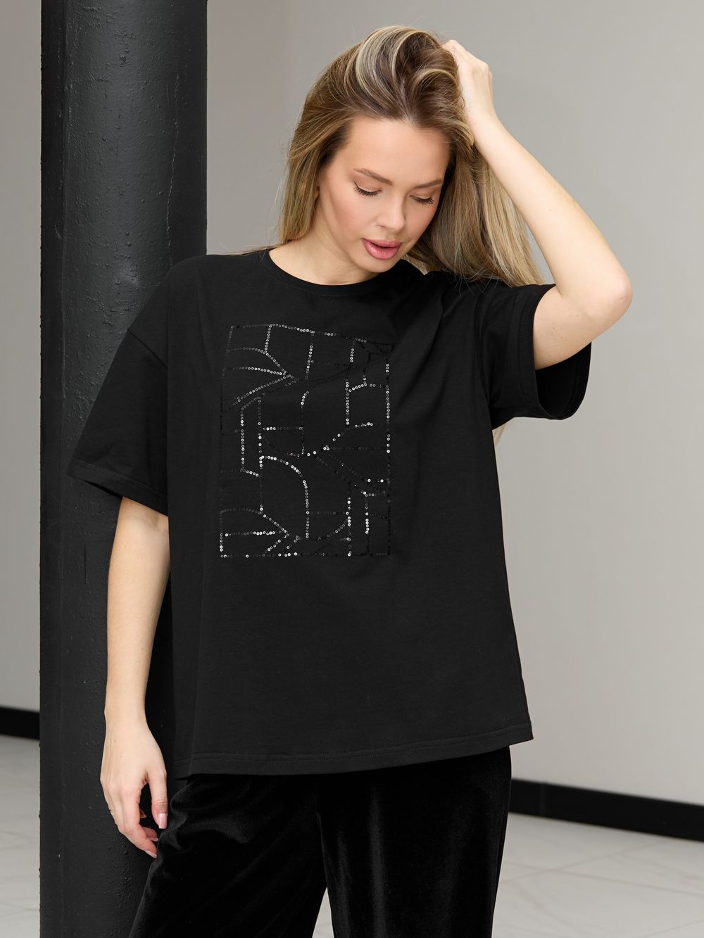 Футболка Майна-2 Виотекс ЧЁРНЫЙ