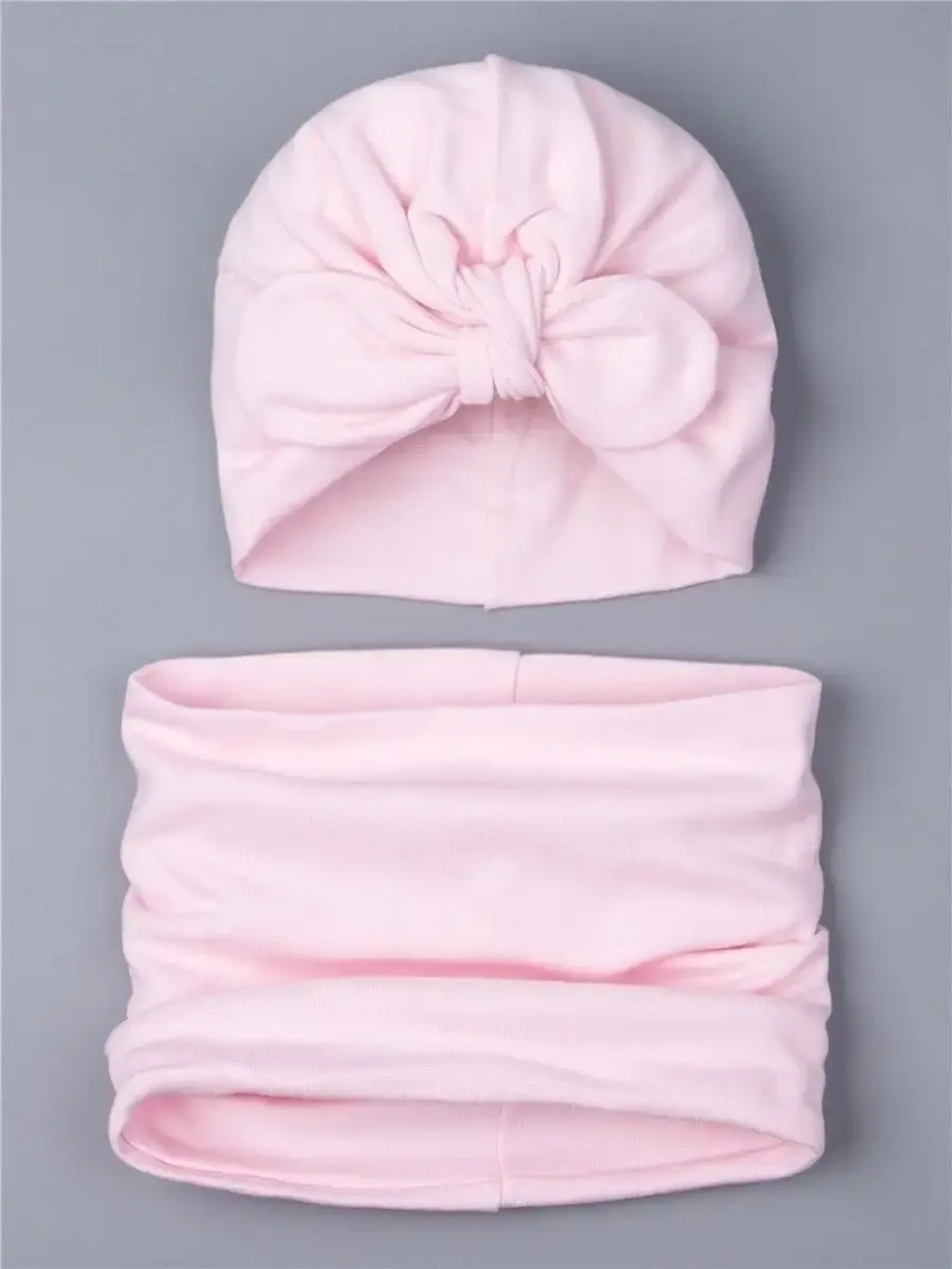 Чалма осенняя для девочки и снуд