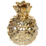 Шкатулка керамическая «GOLD Podarok», ананас, цвет золото, 10*7*5см (в инд. коробке)