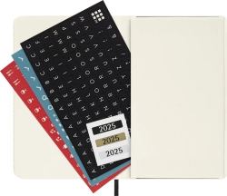 Еженедельник Moleskine (DSB12WN2) Classic Soft WKNT Pocket 90x140мм 144стр. мягкая обложка черный