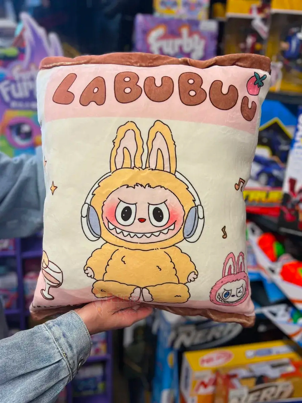 Мягкая игрушка подушка Pudding Пудинг Лабубу 7 шт